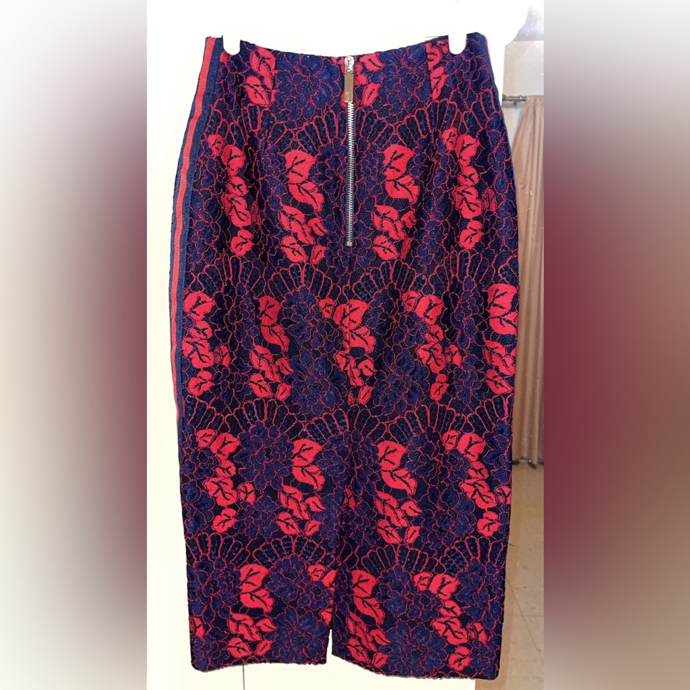 Ted Baker “Zinniaa” Lace Pencil Midi Skirt - Picture 3 of 7